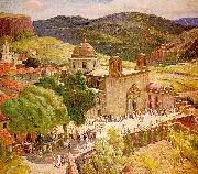 Berninghaus, Oscar Edmund Taxco oil